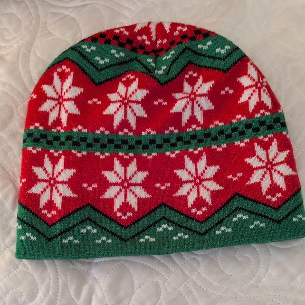 Festive Snowflake Beanie
